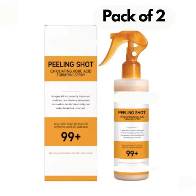 Exfoliating Kojic Acid Turmeric Spray 400 ml Pack of 2